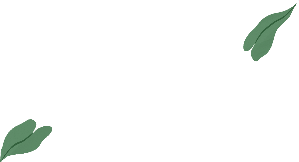 Samaan muotokuvaan tulee näkyviin piirretty MacBook Air, jonka näytöltä leijailee vihreitä lehtiä.