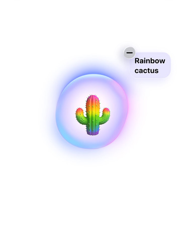 En Genmoji skabt med Apple Intelligence