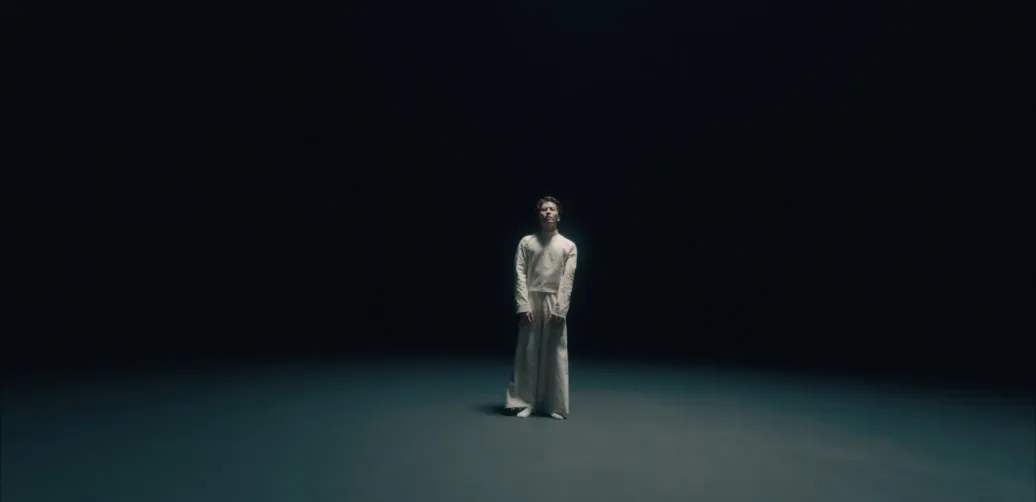 iPhone 17 Pro screen showing a video of Jackson Wang dancing in his new music video, Let Loose.