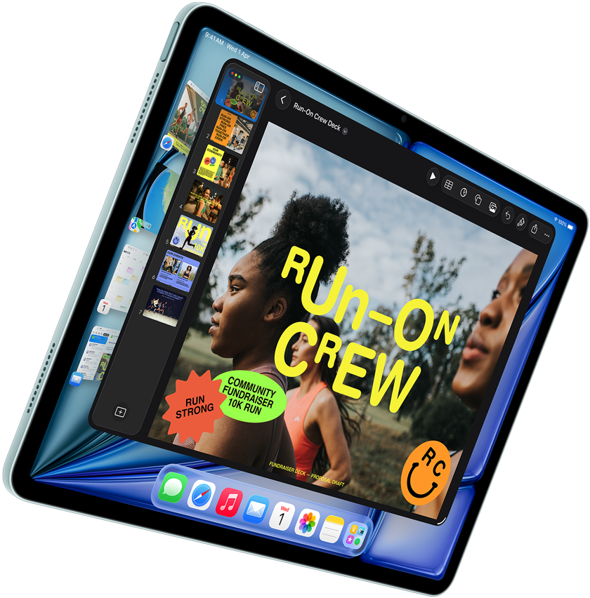 Blue iPad Air