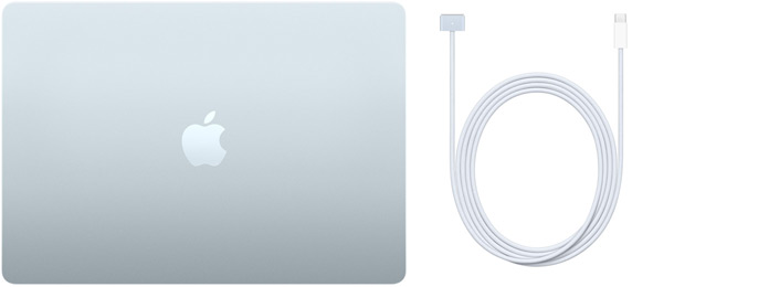 15 collu MacBook Air un USB‑C–MagSafe 3 kabelis