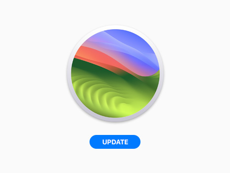 macOS Sonoma grafiği.