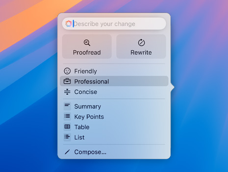Ein KI Anfragebildschirm.