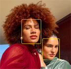 Enquadramento central para fotografias a destacar os rostos de pessoas