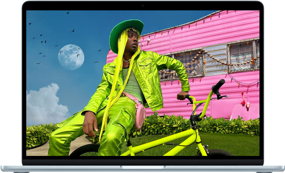 MacBook Air z kolorowym wyświetlaczem Liquid Retina