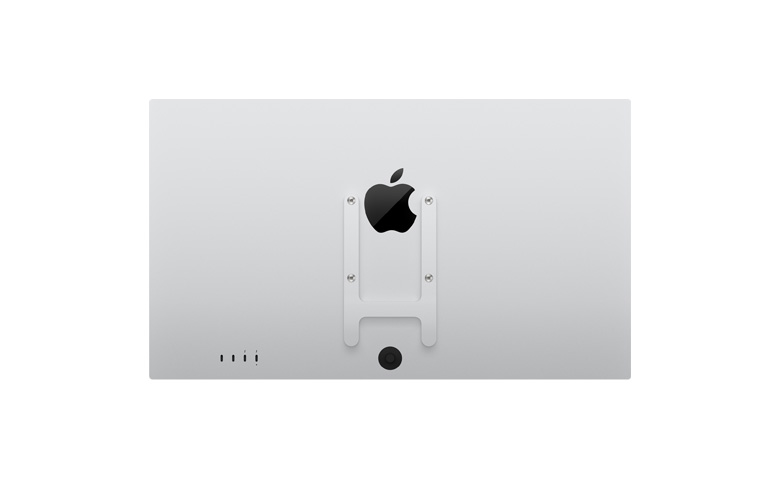 Studio Display XDR with VESA mount adapter installed, shown from the rear